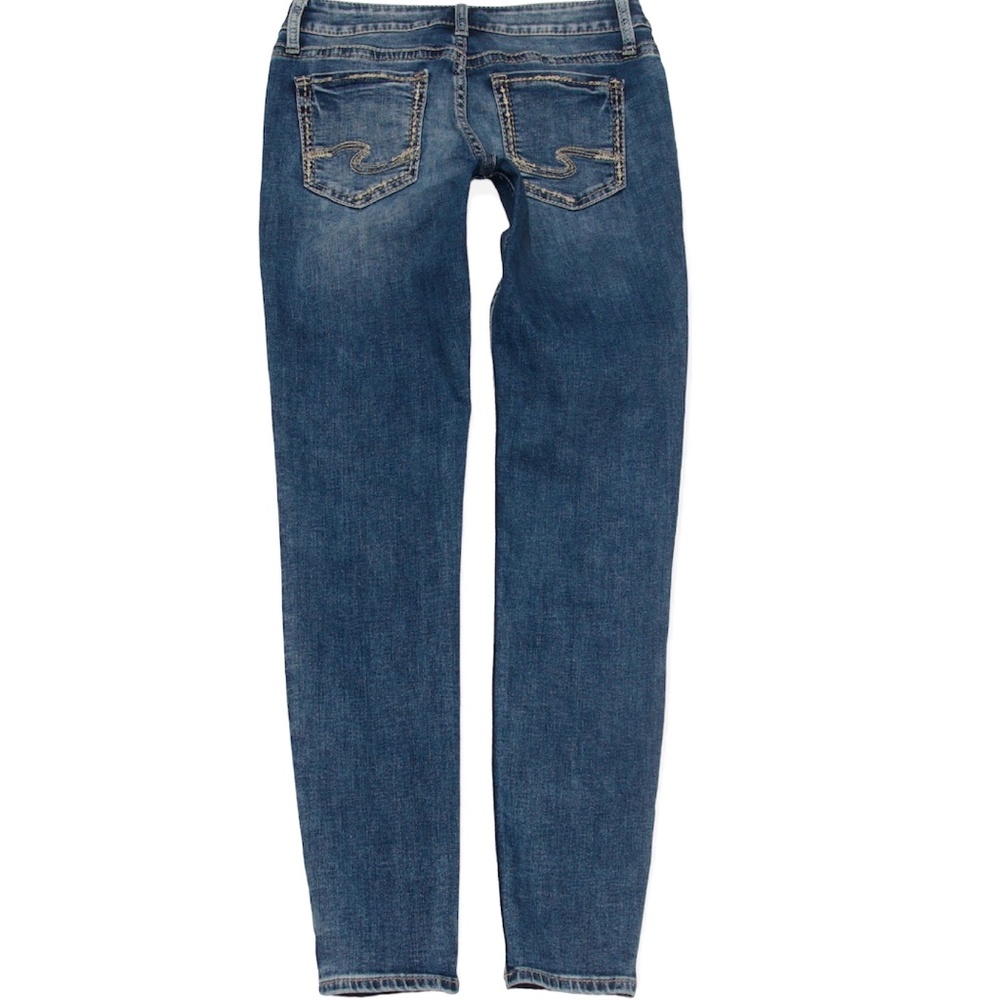 Silver Suki Skinny Jeans Womens Sz 28x30 Med Wash Denim Jeans - EUC!